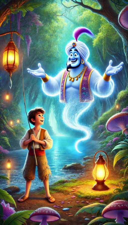 The Story of the Fisherman and the Genie
