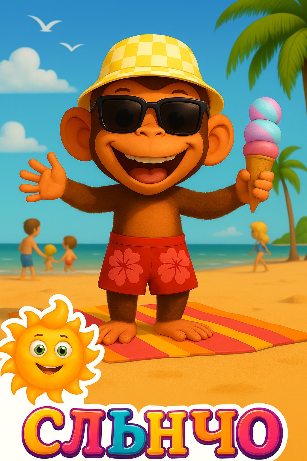 Гошко Маймунката отива на море